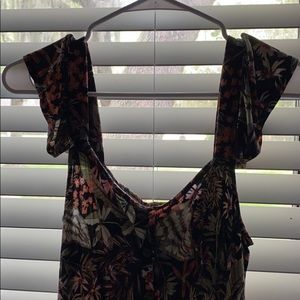 Gently Worn Tropical Print Dress